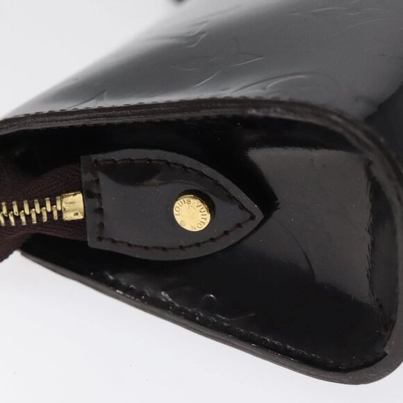 LOUIS VUITTON Monogram Vernis Trousse Cosmetics Amarante - Picture 9 of 16